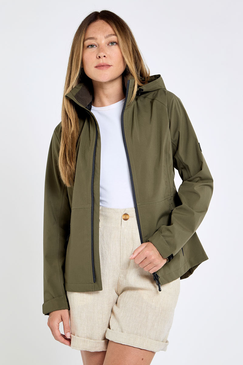 Dubarry Seamills Lightweight Waterproof Jacket Kelp