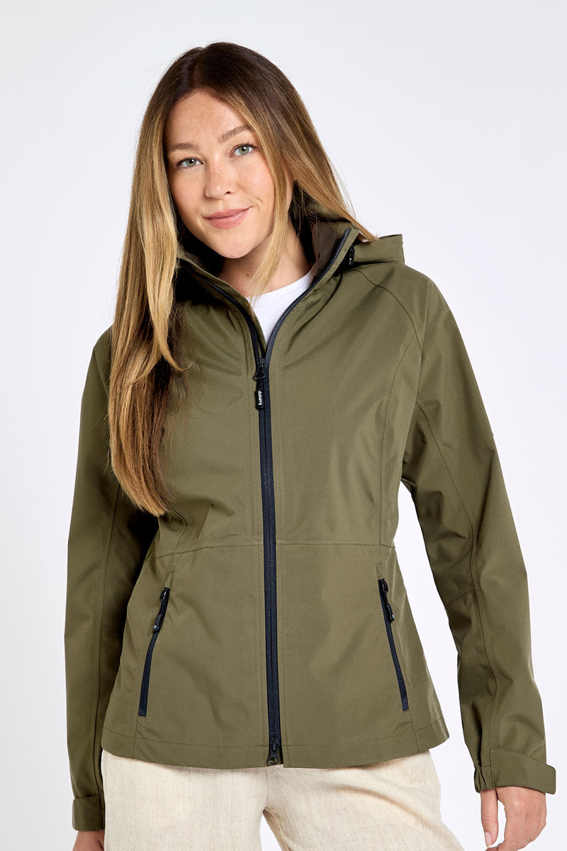 Dubarry Seamills Lightweight Waterproof Jacket Kelp