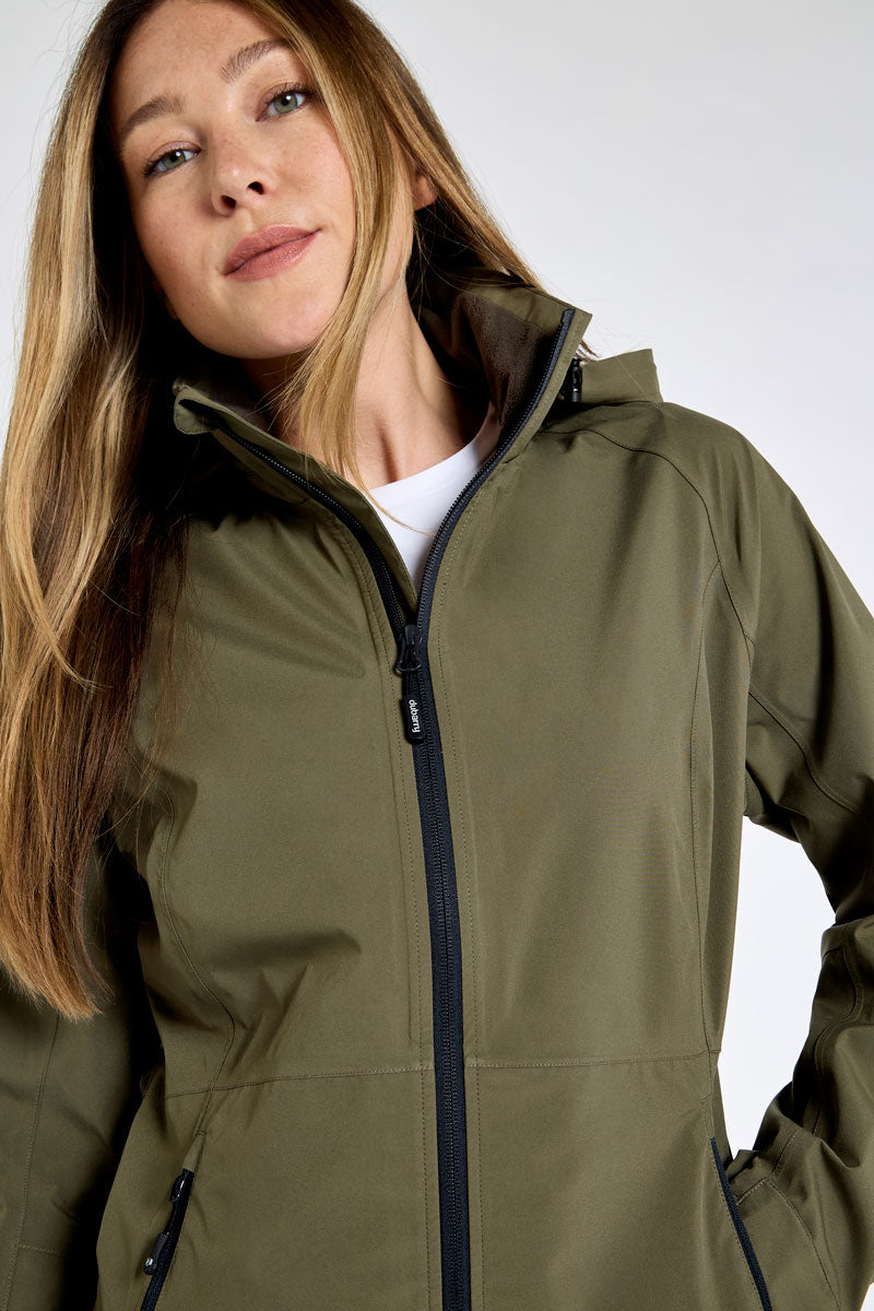 Dubarry Seamills Lightweight Waterproof Jacket Kelp