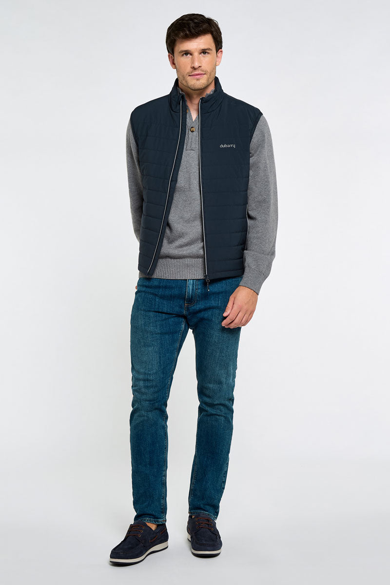 Dubarry Men's Solent Lightweight Hybrid Gilet Navy