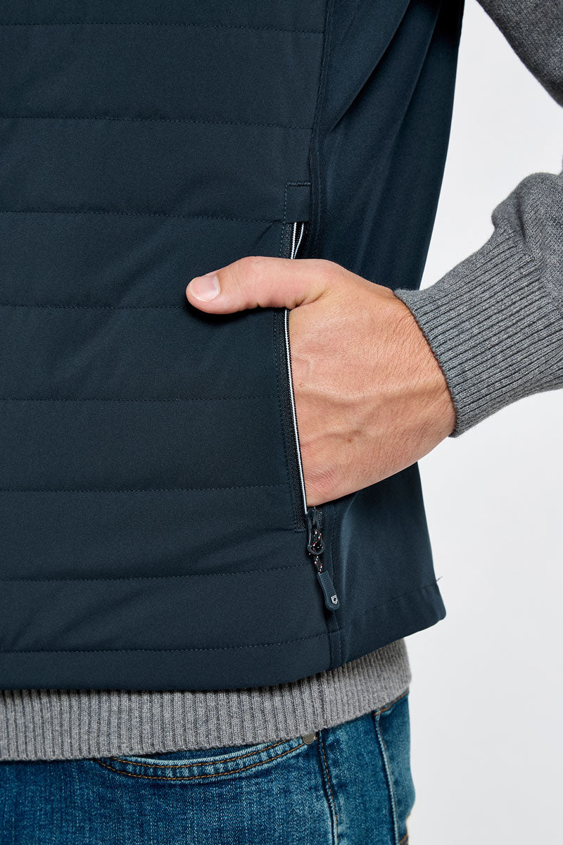 Dubarry Men's Solent Lightweight Hybrid Gilet Navy