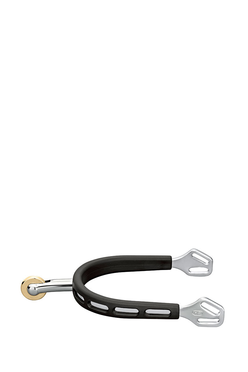 Sprenger Ultra Fit Extra Grip Rubber Covered Spurs with Vertical Comfort Roller