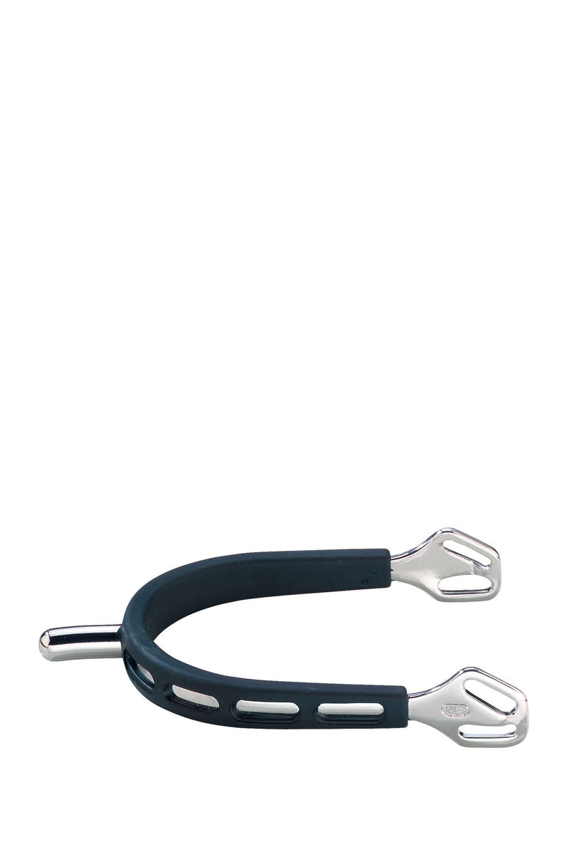 Sprenger Ultra Fit Extra Grip Rubber Covered Spurs Rounded End
