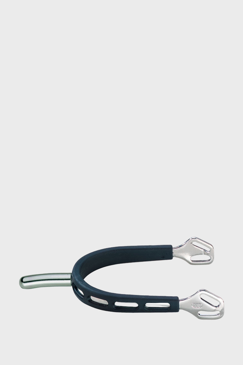 Sprenger Ultra Fit Extra Grip Rubber Covered Spurs Rounded End