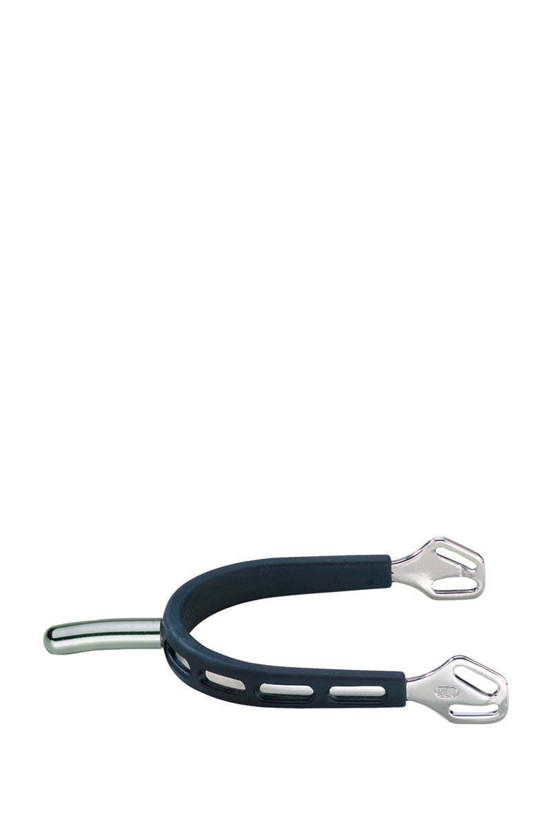 Sprenger Ultra Fit Extra Grip Rubber Covered Spurs Rounded End