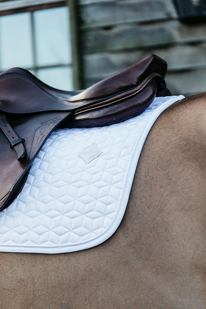 Kentucky Horsewear Saddle Pad Classic Jumping White