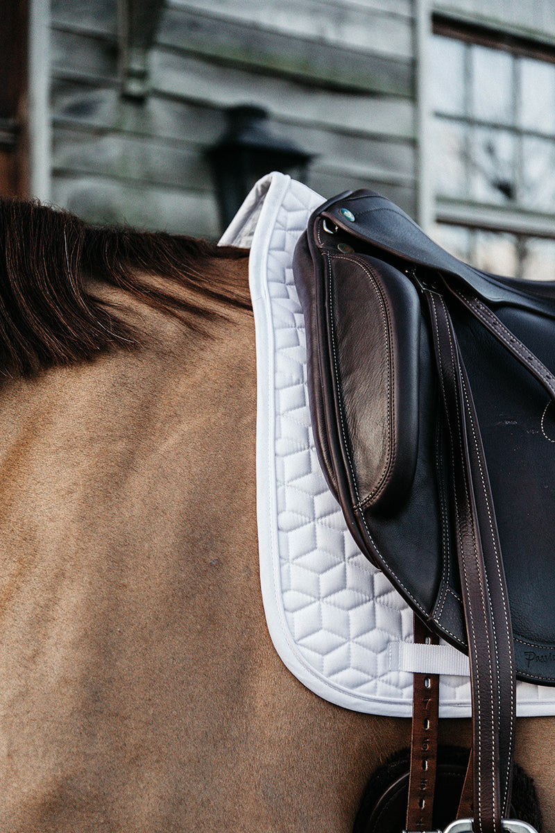 Kentucky Horsewear Classic Dressage Saddle Pad White