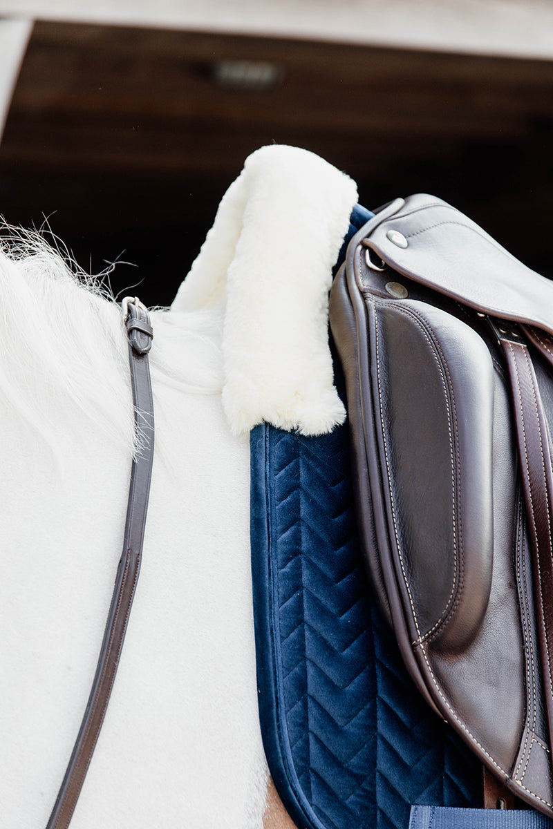 Kentucky Horsewear Skin Friendly Velvet Dressage Saddle Pad