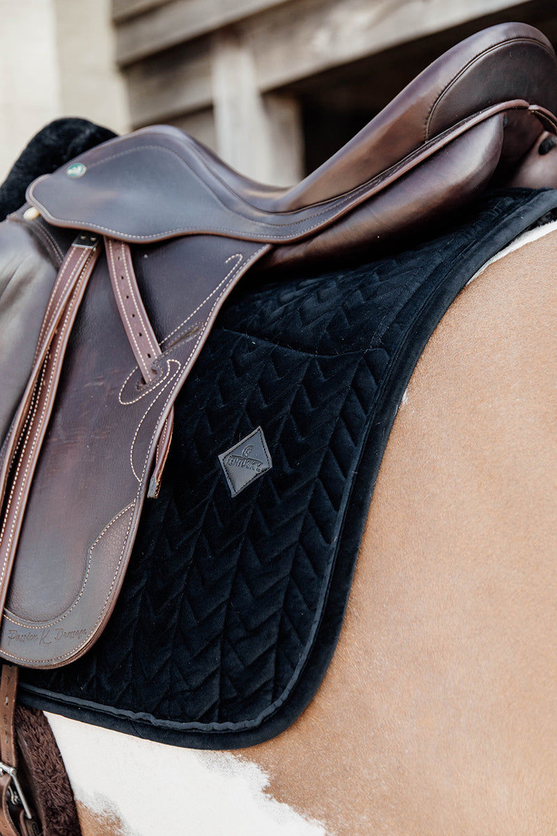 Kentucky Horsewear Skin Friendly Velvet Dressage Saddle Pad