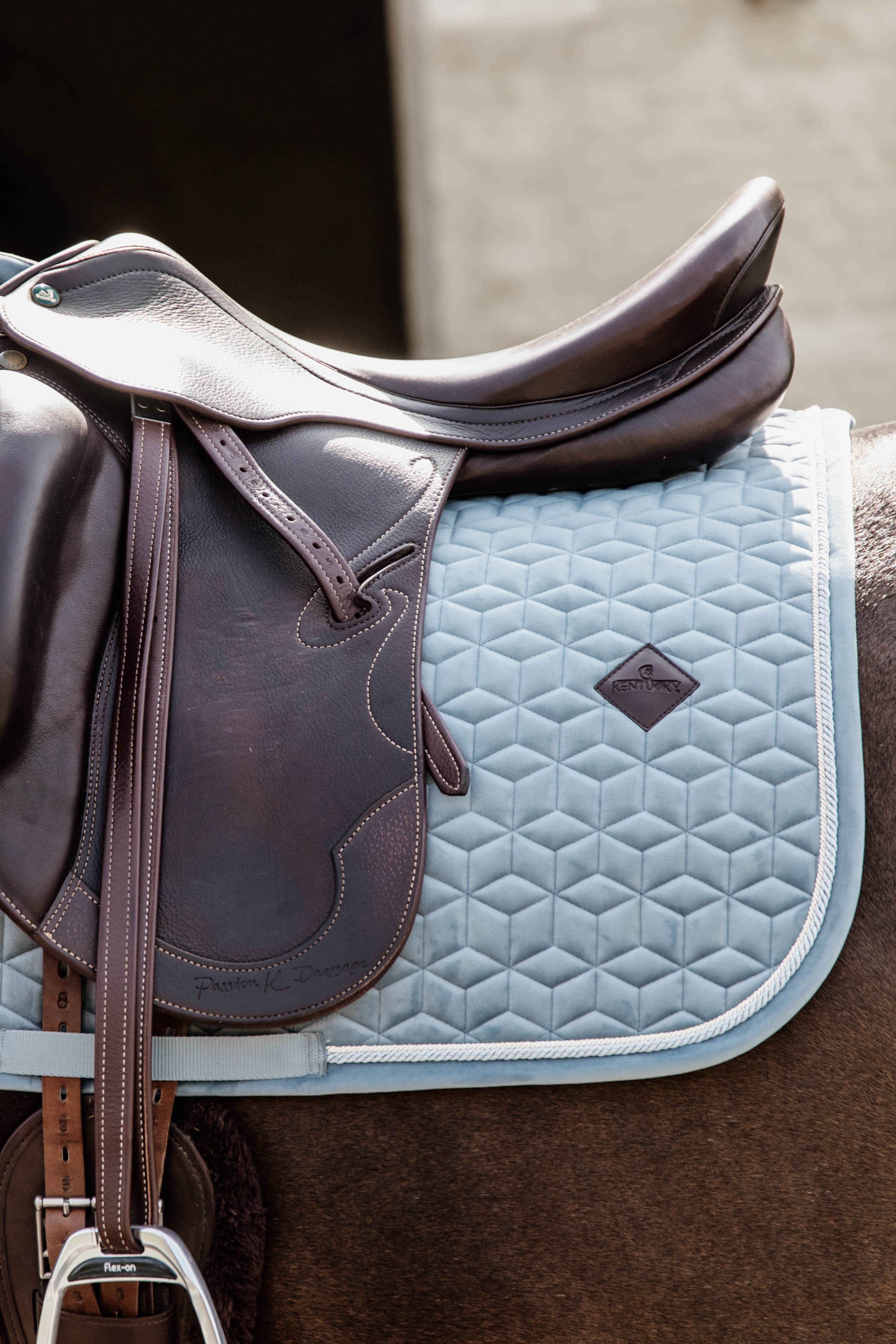 Kentucky Horsewear Velvet Dressage Saddle Pad