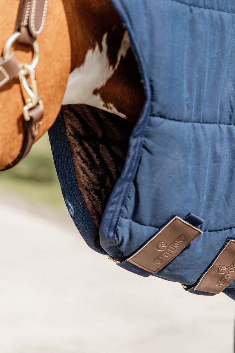 Kentucky Horsewear Skin Friendly Under Rug with Neck Navy