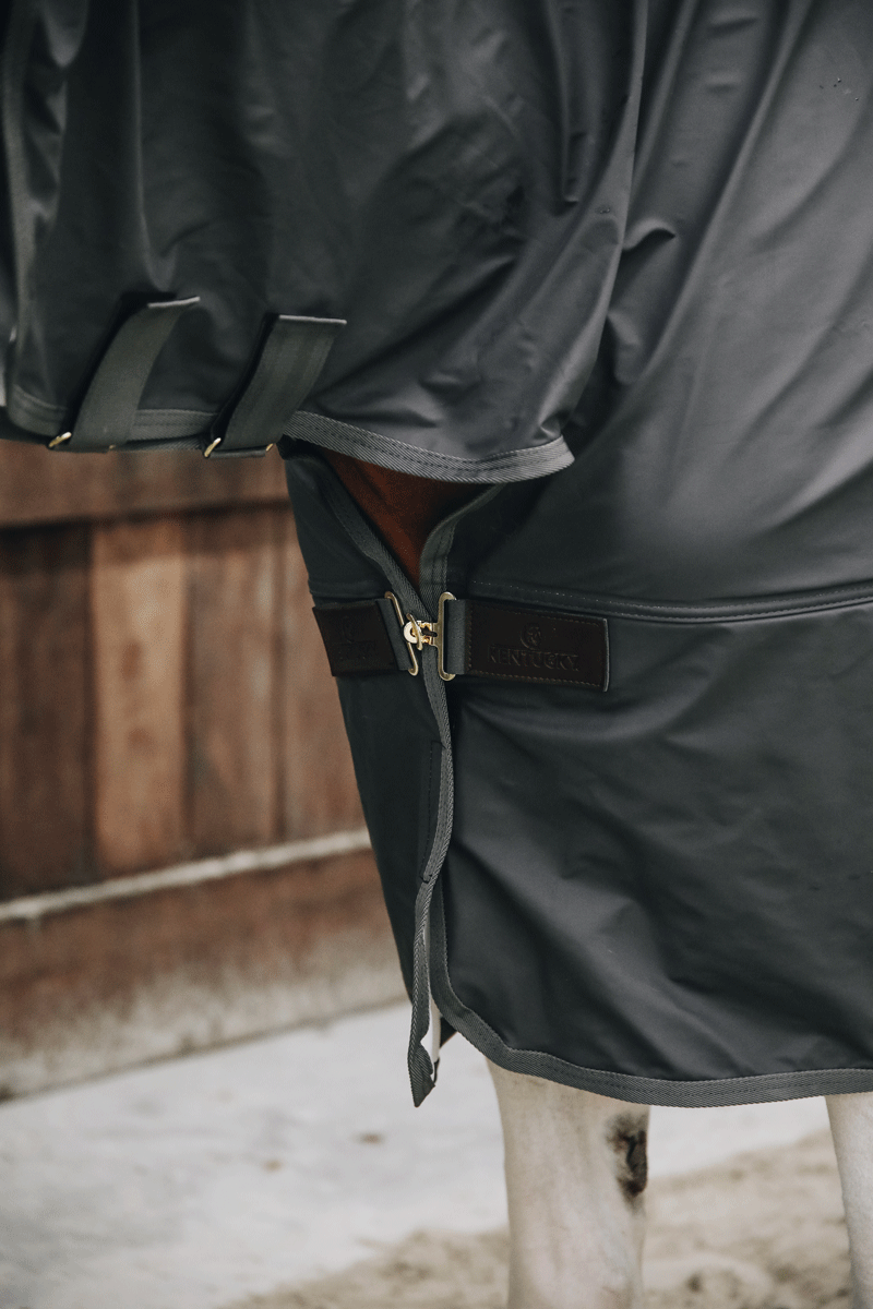 Kentucky Horsewear Horse Raincoat Hurricane Grey