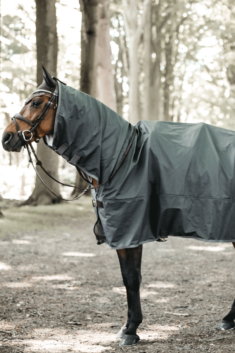 Kentucky Horsewear Horse Raincoat Hurricane Grey