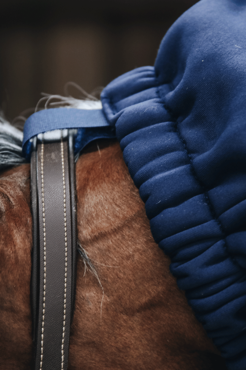 Kentucky Horsewear Cooler Fleece Horse Scarf Navy