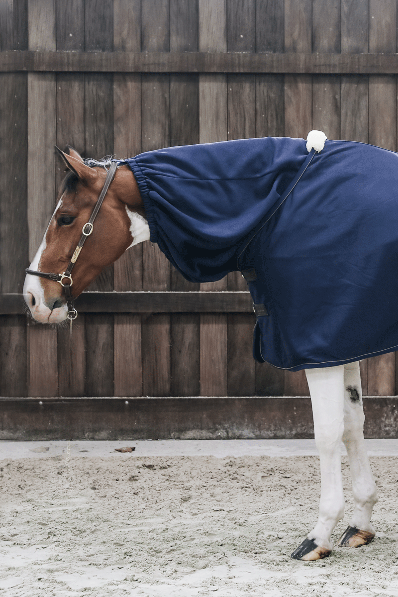 Kentucky Horsewear Cooler Fleece Horse Scarf Navy