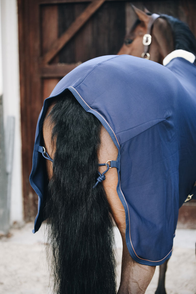 Kentucky Horsewear Cooler Fleece Rug Navy