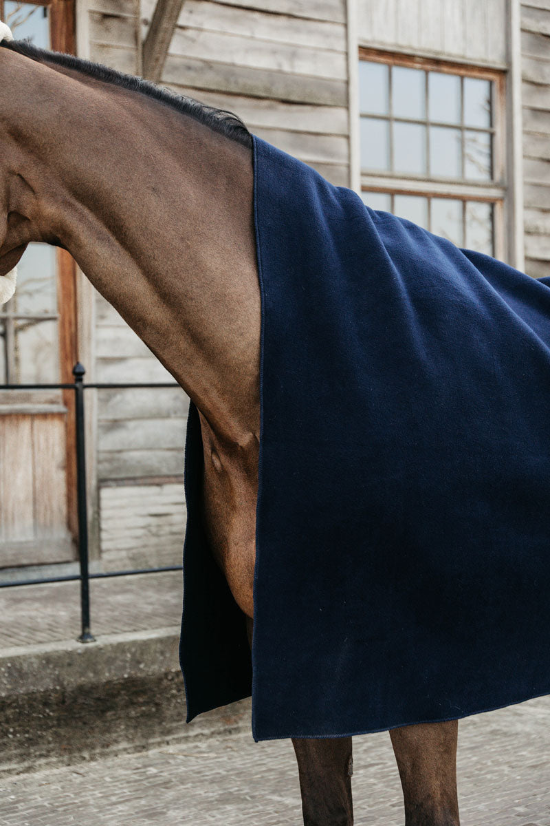 Kentucky Heavy Fleece Rug Square Navy