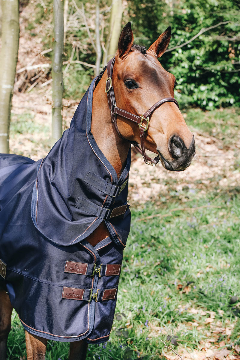 Kentucky Horsewear All Weather Pro Turnout Neck 0g Navy