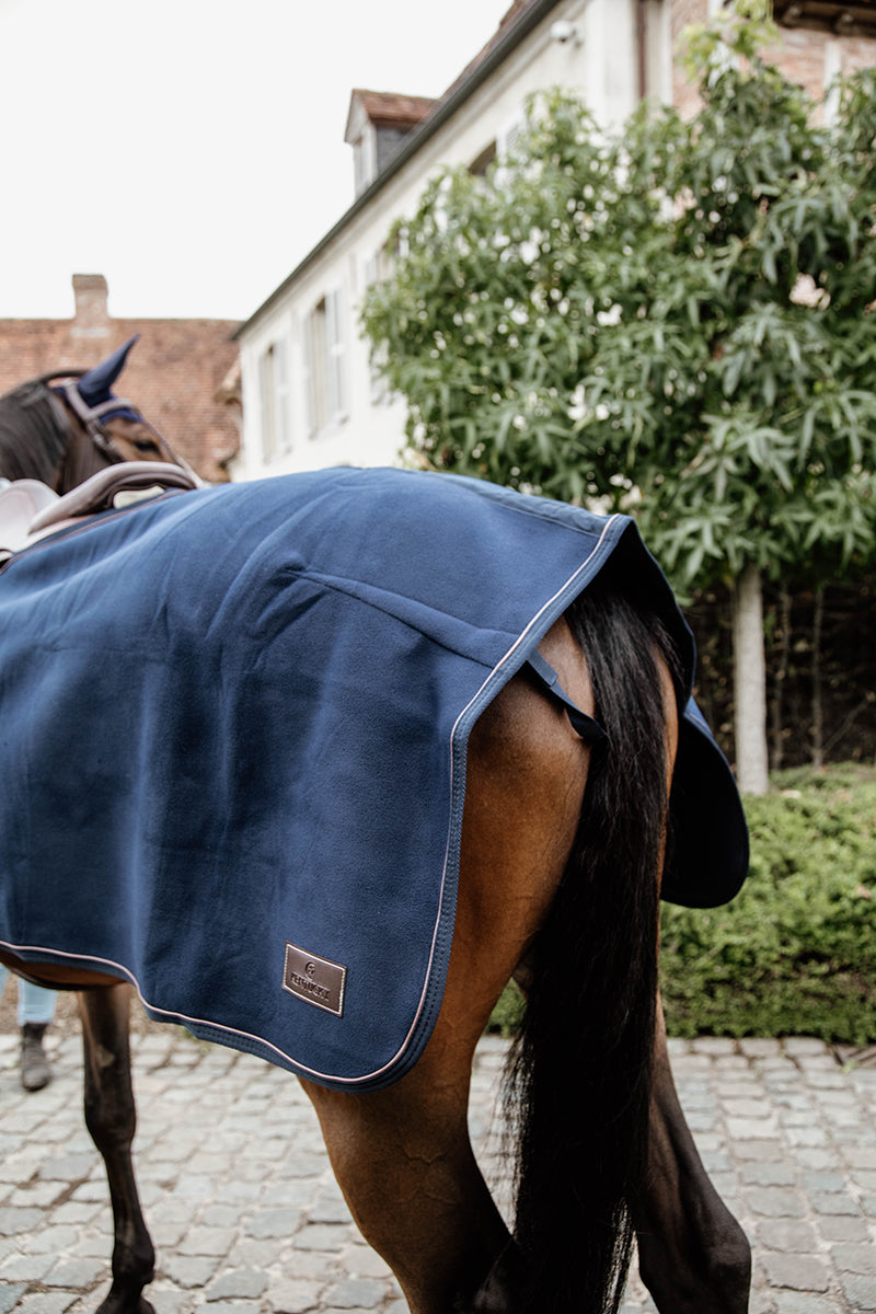 Kentucky Horsewear Riding Rug Heavy Fleece Navy