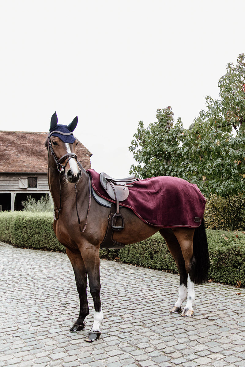 Kentucky Horsewear Riding Rug Heavy Fleece Bordeaux 