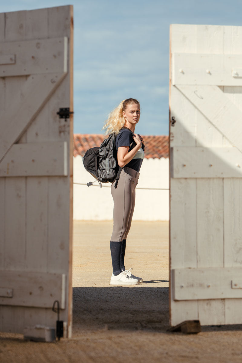 Samshield Alba Crystals T-Shirt Navy/White/Pistacchio