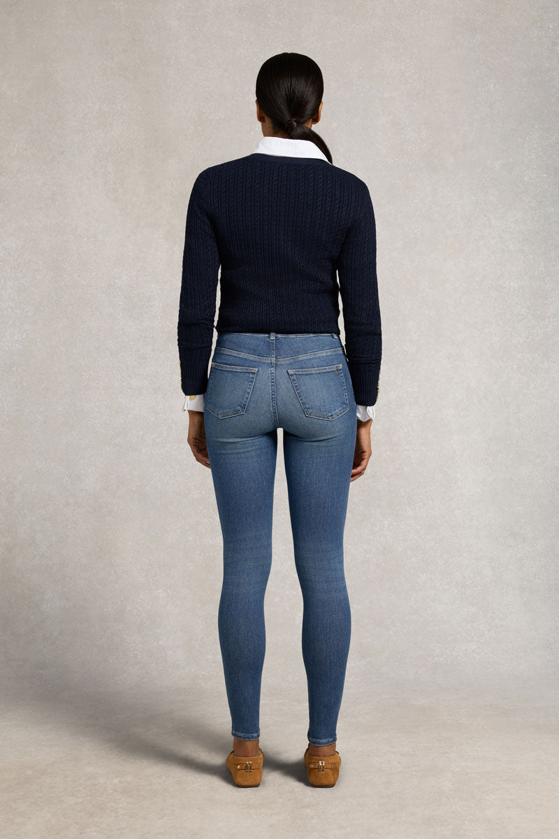 Holland Cooper Contour Skinny Jean Aged Indigo