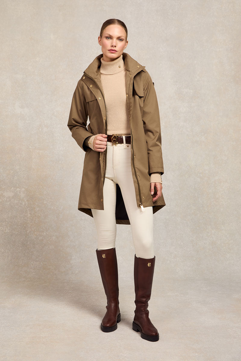 Holland Cooper Rosedale Waterproof Parka Mink