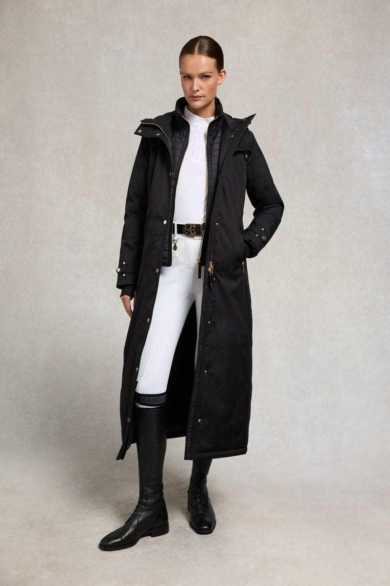 Holland Cooper Longline Training Coat Black