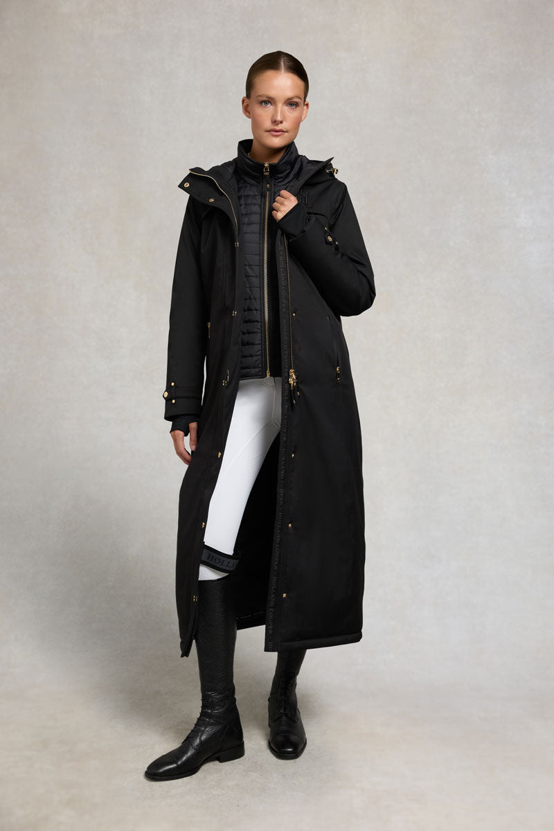 Holland Cooper Longline Training Coat Black