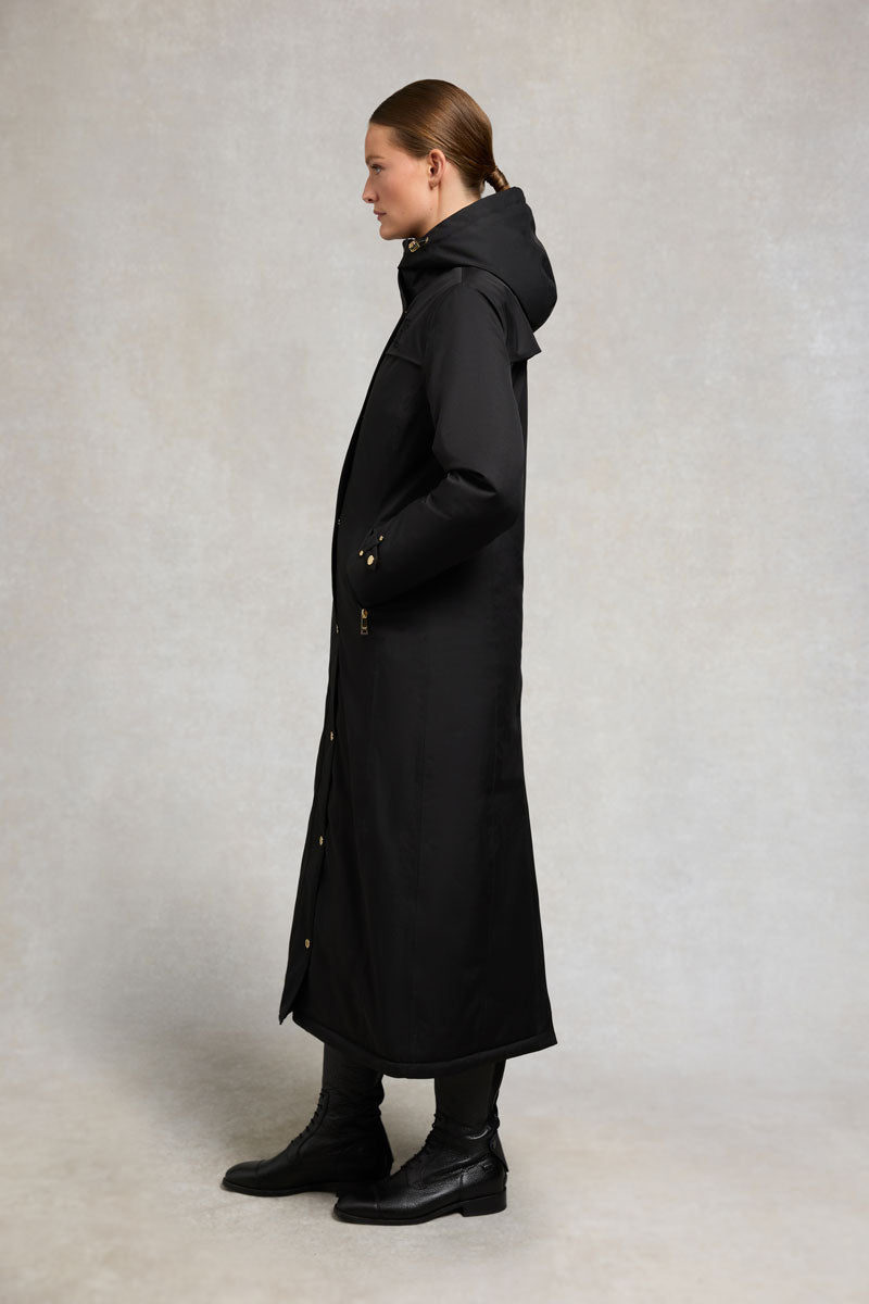 Holland Cooper Longline Training Coat Black
