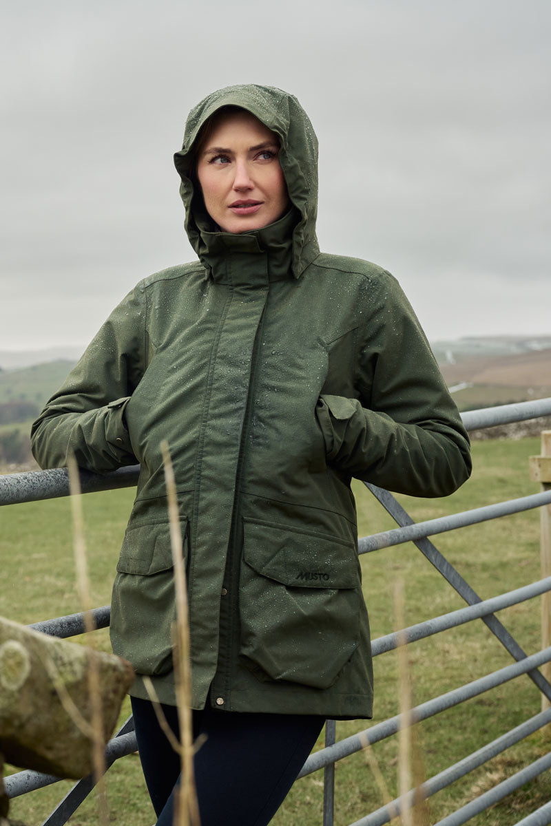 Musto Burnham Waterproof Jacket Deep Green 