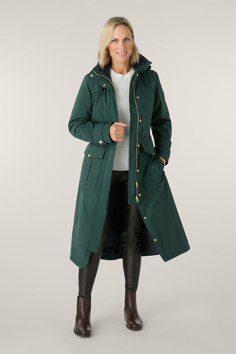 Musto x Fairfax & Favor Odyssey Waterproof Coat Darkest Spruce