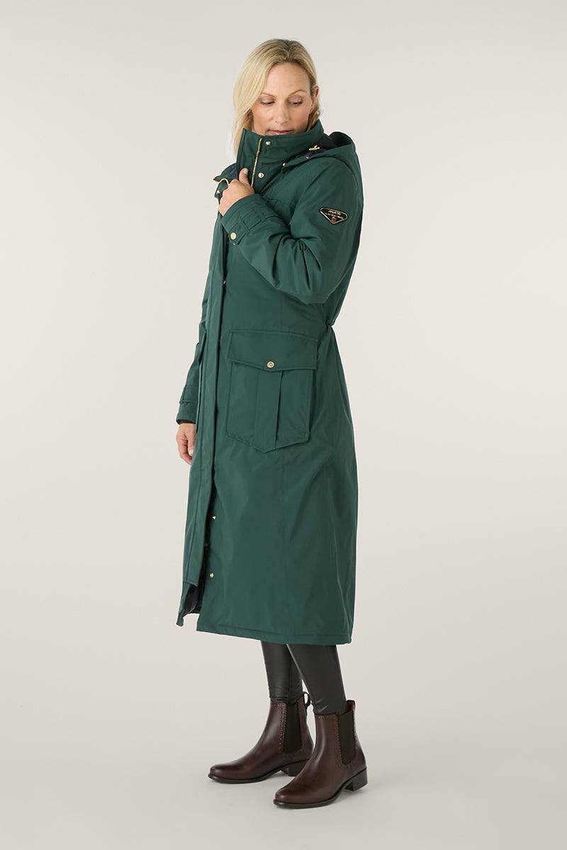 Musto x Fairfax & Favor Odyssey Waterproof Coat Darkest Spruce