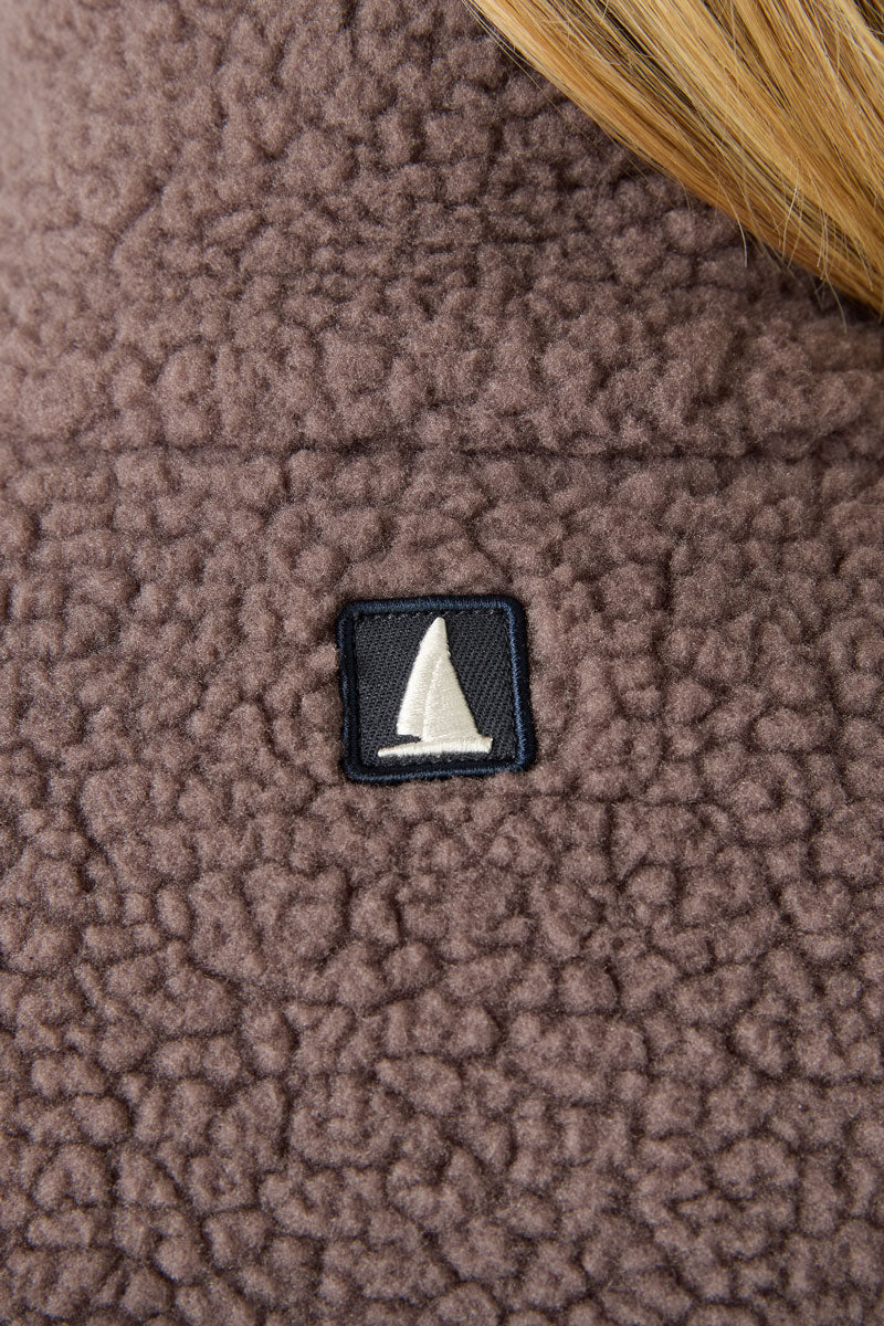Musto Cove Deep Pile Fleece Plum Truffl