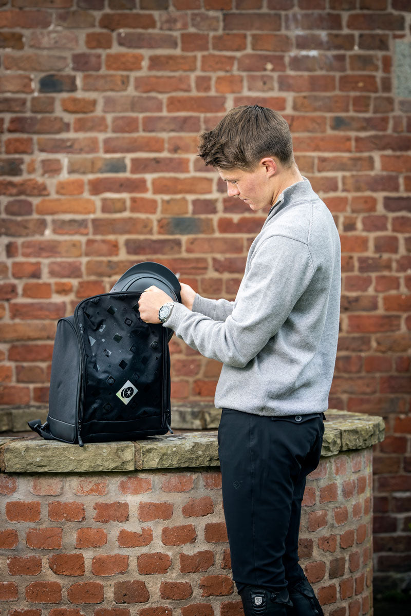 Charles Owen Convertible Hat Bag Black