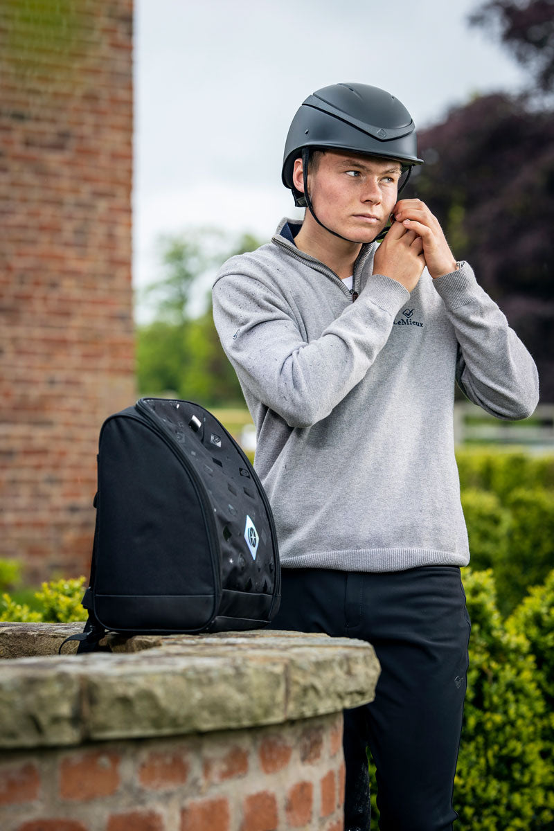 Charles Owen Convertible Hat Bag Black