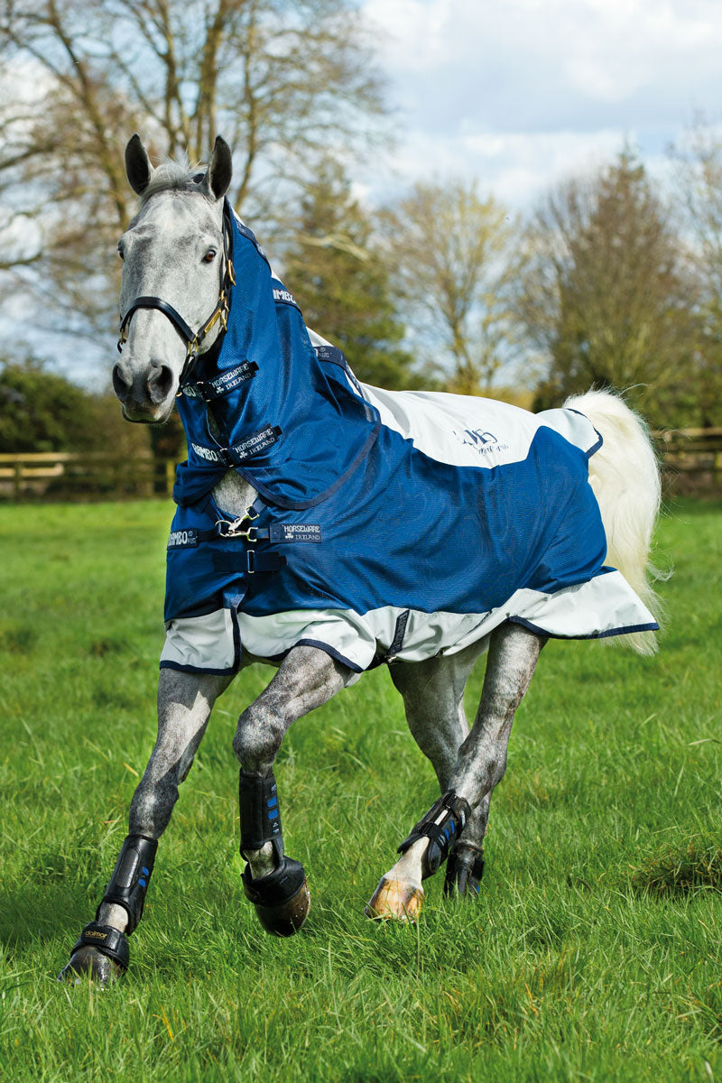 Rambo Summer Series 0g Turnout Navy/Grey