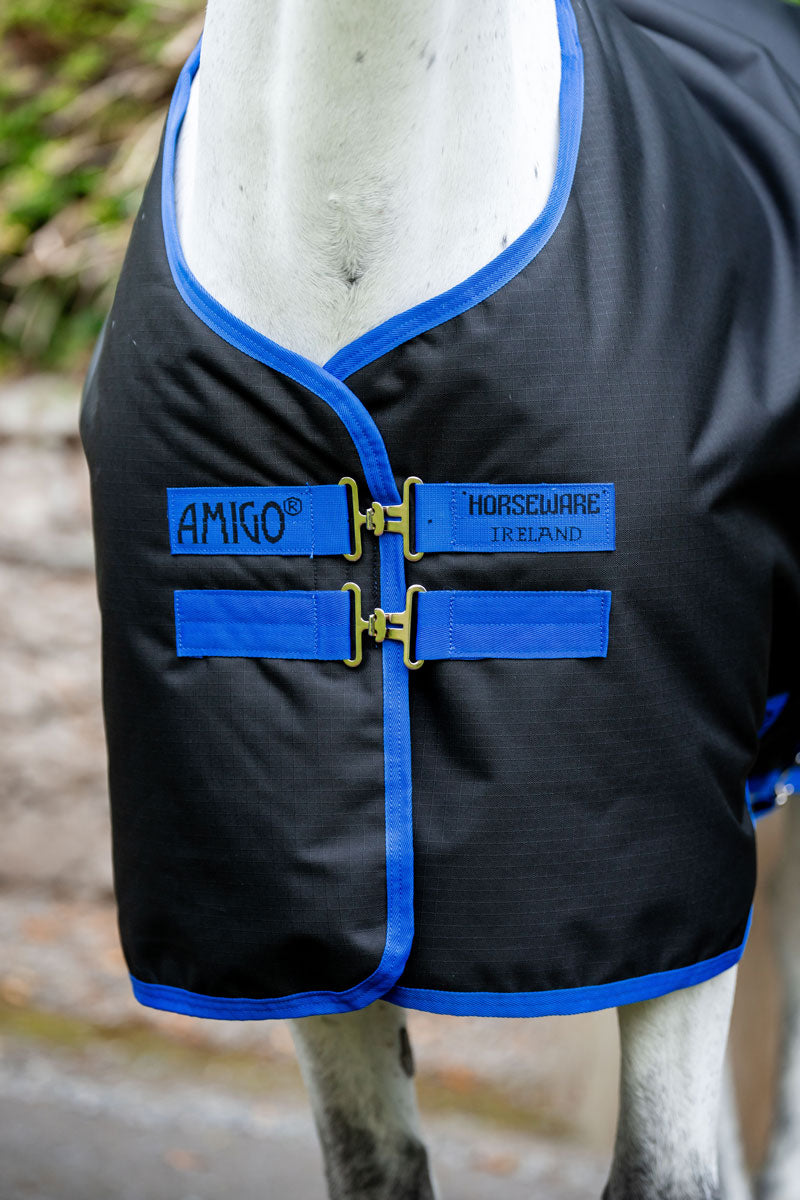 Amigo Ripstop 900D Pony Turnout 0g Black/Classic Blue