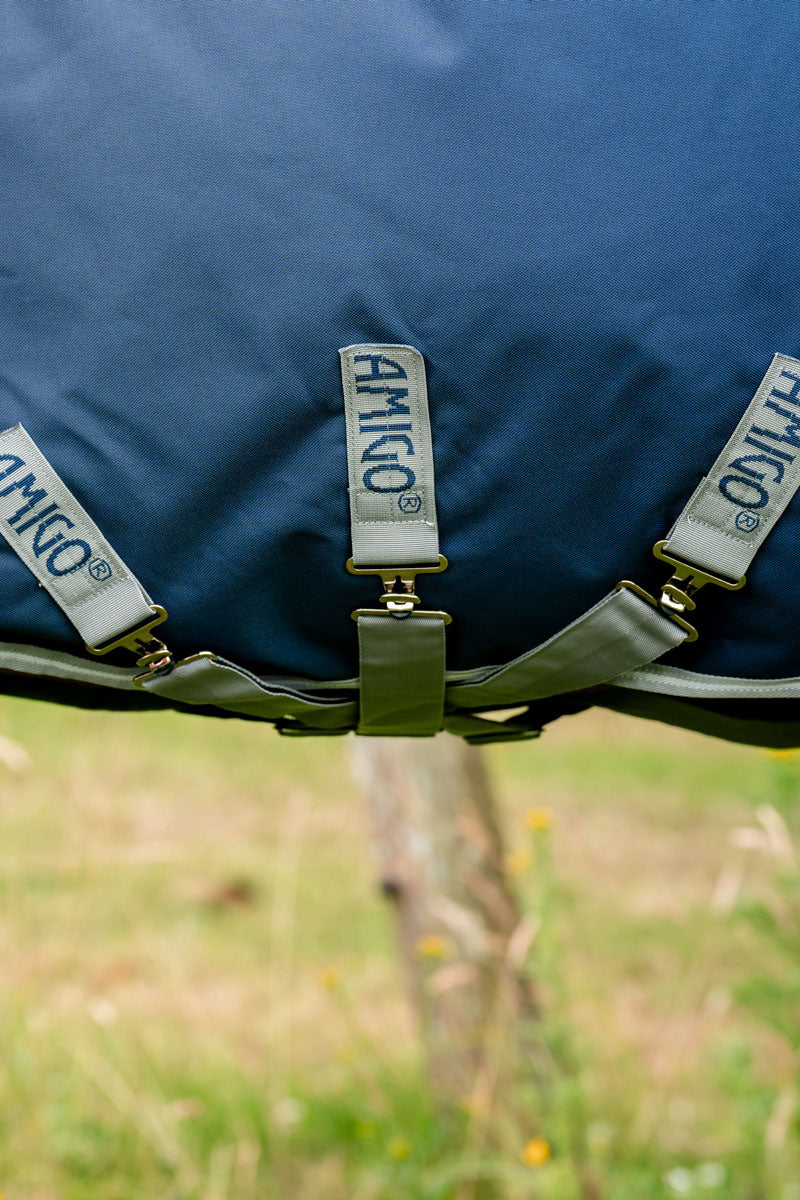 Amigo Bravo 12 Plus Turnout 250g Navy/Titanium Grey & Silver