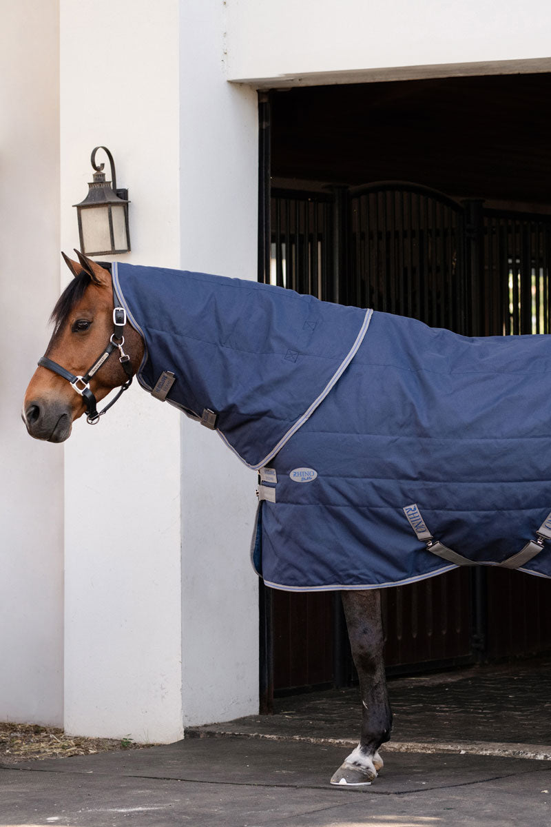 Rhino Stable Hood 100g Navy/Titanium Grey & Classic Blue