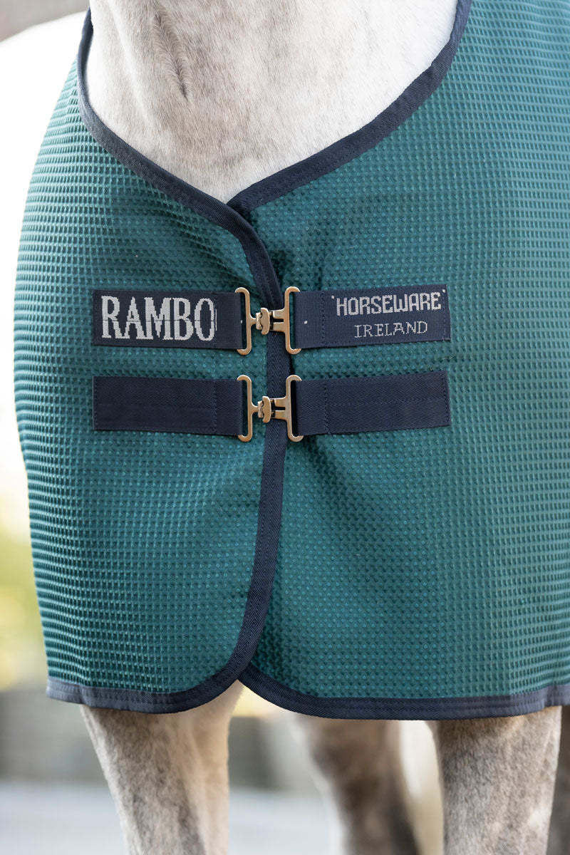 Rambo Techni Waffle Cooler Dynasty Green/Navy & Silver