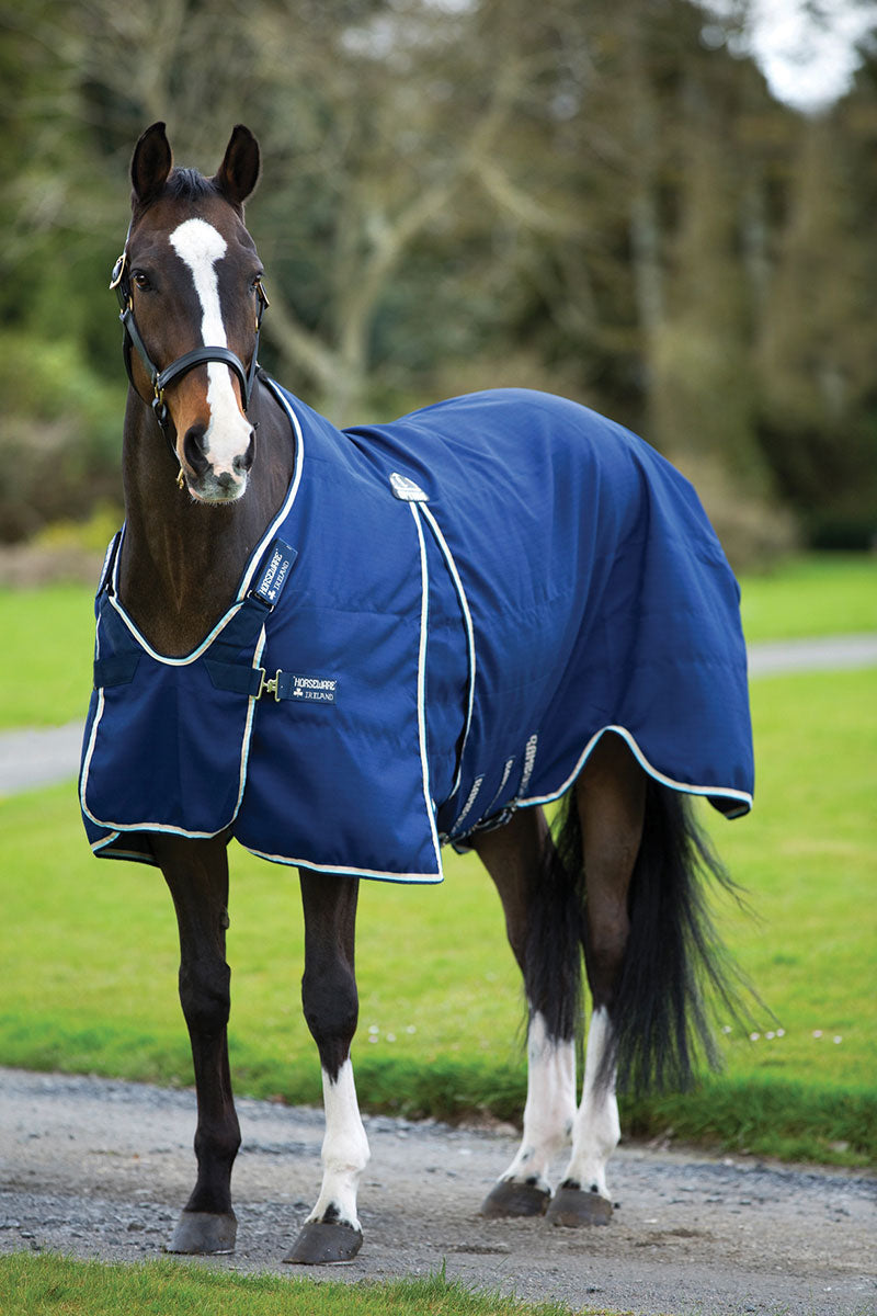 Rambo Optimo Stable Sheet Navy with Beige, Blue and Navy