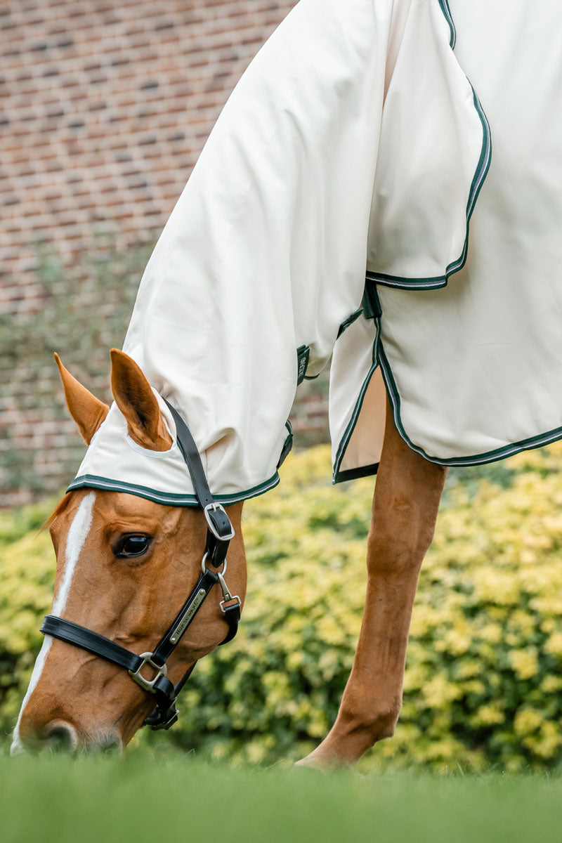 Rambo Hoody Chalk/Hunter Green & Silver