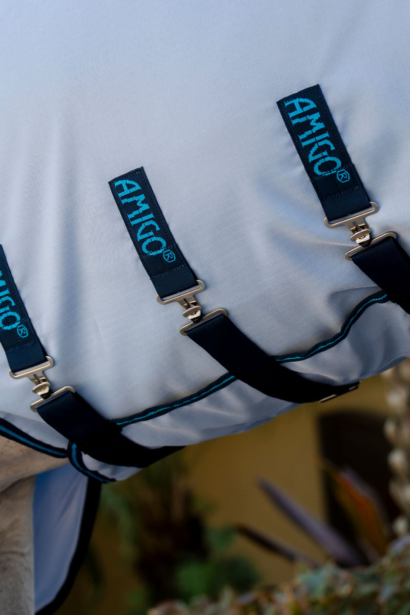 Amigo Ripstop Hoody Azure Blue/Navy & Electric Blue