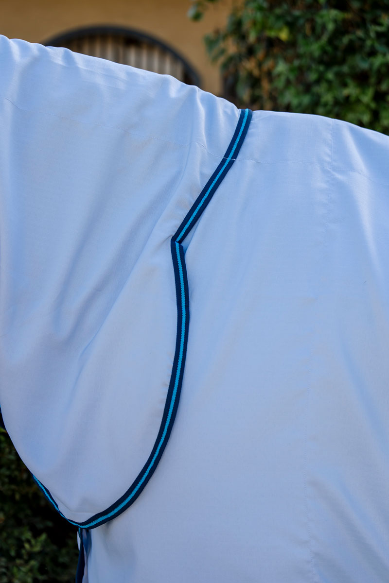 Amigo Ripstop Hoody Azure Blue/Navy & Electric Blue