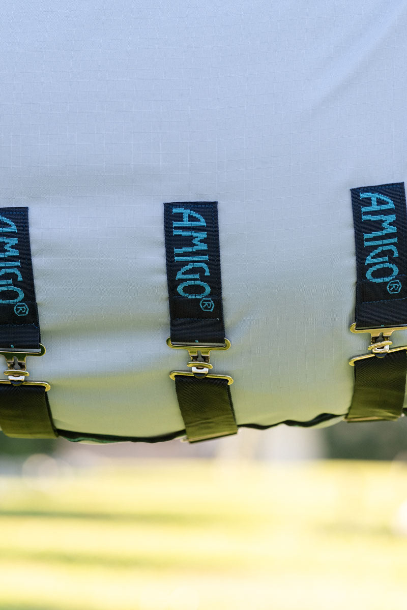 Amigo Ripstop Pony Hoody Azure Blue/Navy & Electric Blue