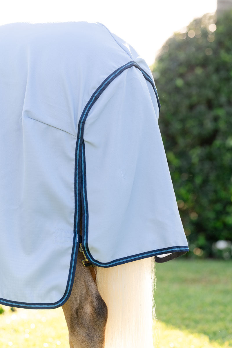 Amigo Ripstop Pony Hoody Azure Blue/Navy & Electric Blue