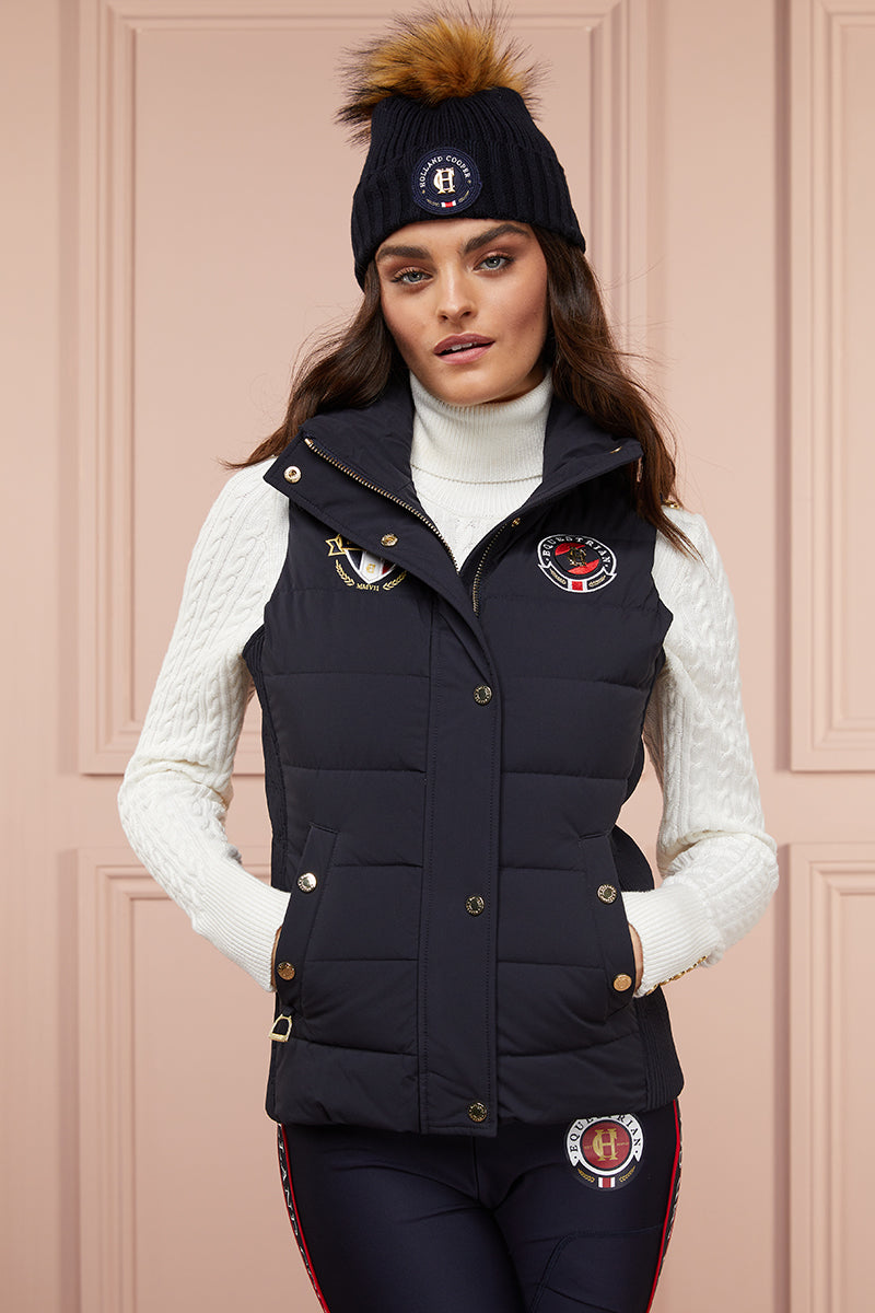 Holland Cooper Team HC Gilet Ink Navy