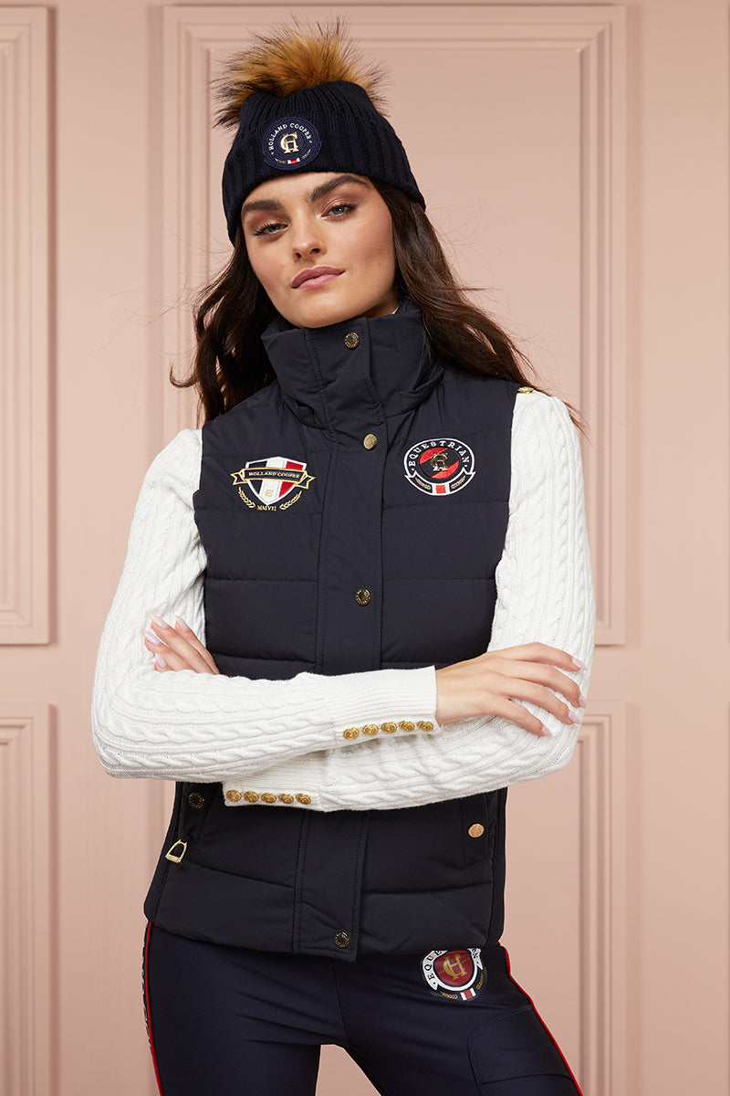 Holland Cooper Team HC Gilet Ink Navy