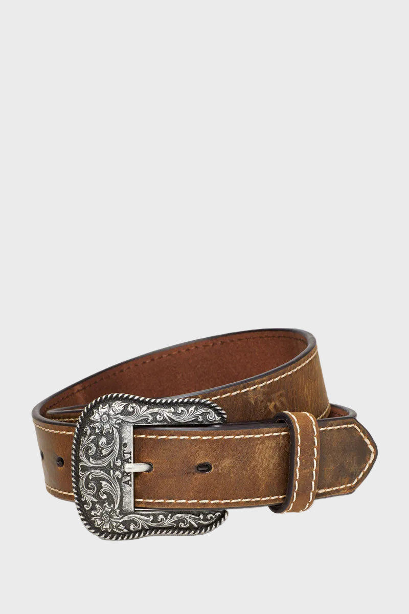 Ariat Accent Stitch Belt Brown